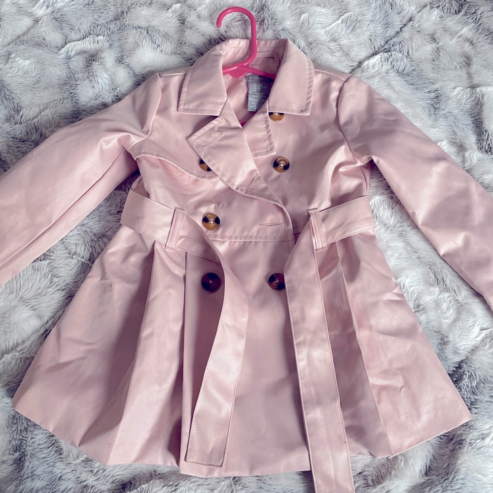 2T Pink pea coat